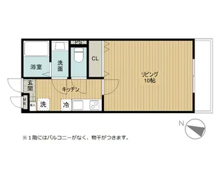 Mond小張木【2階】の間取り