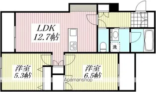 キルシュ ブリューテ 2【3階】の間取り