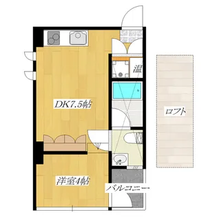 Mスクエア【2階】の間取り