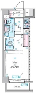ジェノヴィア川崎鈴木町スカイガーデン【3階】の間取り