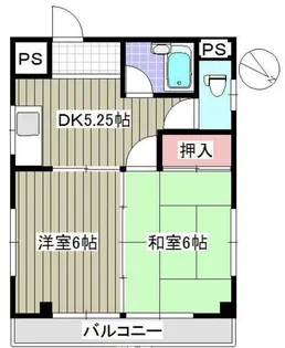 忍ビル【4階】の間取り