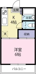 コーポ北原【2階】の間取り