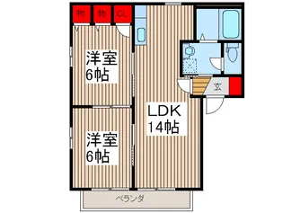 すずらん館【2階】の間取り