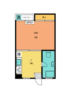 ロイヤルハイツ駅前【3階】の間取り
