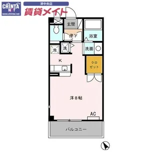 ヴェル ソレイユ【1階】の間取り