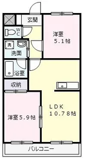 メゾンMA【2階】の間取り