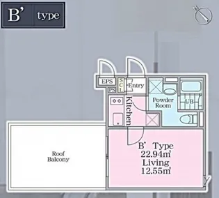 パセオ西新宿五丁目II【PASEO西新宿五丁目II】【4階】の間取り