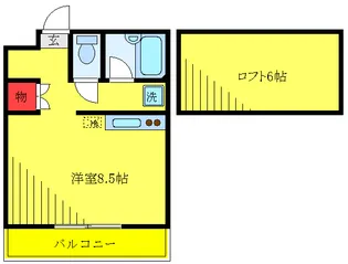 コートアネックスR-1【2階】の間取り