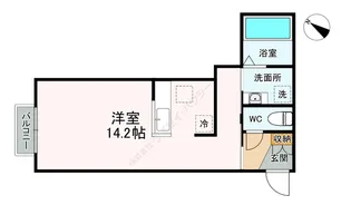 クロシェット【1階】の間取り