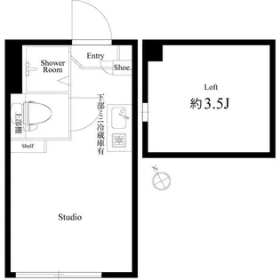 カサ・デ・アンジェラ【2階】の間取り