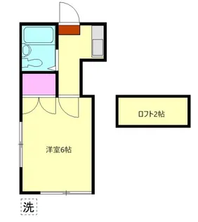 アーク御幸ヶ浜【1階】の間取り