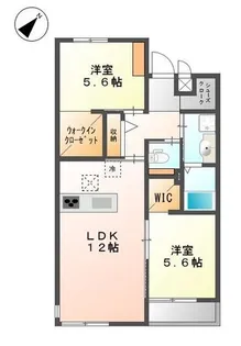 リッシュモント【1階】の間取り