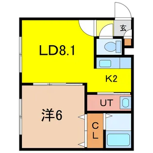 SHERATON 旭川駅前【5階】の間取り