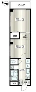 *板橋本町駅マンション【3階】の間取り