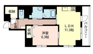 アルファAMT【6階】の間取り