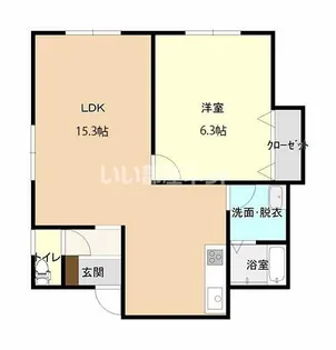 コンチネンタル田島【2階】の間取り