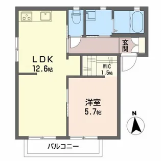 えーでる’わいす【2階】の間取り