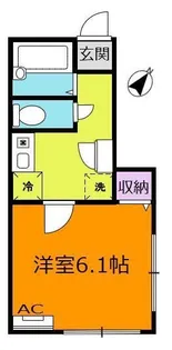 メゾンドール・タサキ【1階】の間取り