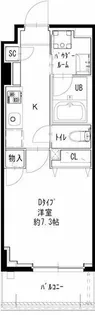 オハグランデ品川【4階】の間取り