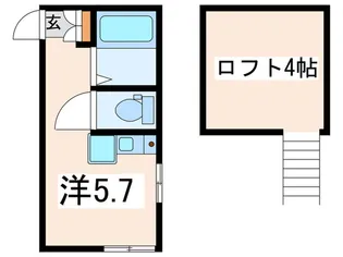 カサベルテ西戸部【1階】の間取り