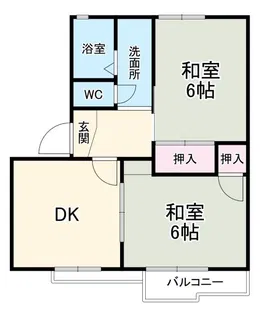 エクセール金子C【2階】の間取り