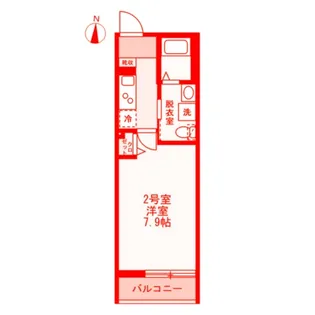 ラヴィベール逗子【2階】の間取り