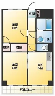 クローネ川口【5階】の間取り