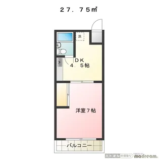 レクコーポ南阿佐谷【1階】の間取り