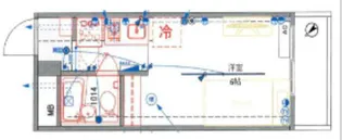 スカイコート戸越銀座【2階】の間取り