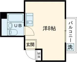 メリーライフ仙川【3階】の間取り