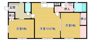MSKハイツ【1階】の間取り