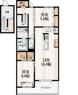 Maison de SakurasII【2階】の間取り
