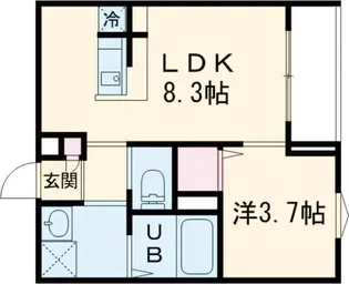 CASA K 足立【3階】の間取り