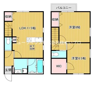シャーンティ3【1階】の間取り
