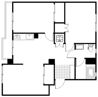 第一関谷マンション【1階】の間取り