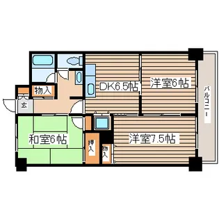 メゾンドール貴富称【3階】の間取り