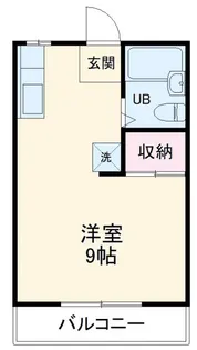 コア中村【2階】の間取り
