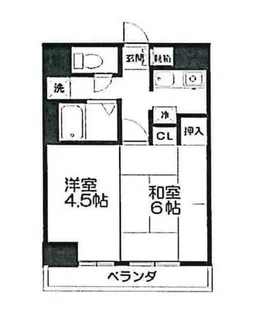 ステュディオ仙台【4階】の間取り