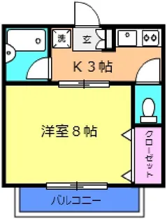ダイヤモンドローズ梶ヶ谷【2階】の間取り