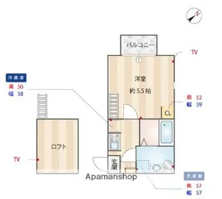 Casa Gracia【2階】の間取り