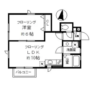 デザインコート西品川【1階】の間取り