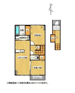 安積ヒルズ【2階】の間取り