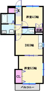 サンハイツ3【1階】の間取り