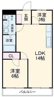 SマンションUENO【3階】の間取り