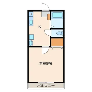 クレージュ【2階】の間取り