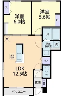 エルモスアレナ【1階】の間取り