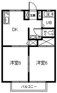 リバブルハイツ【2階】の間取り