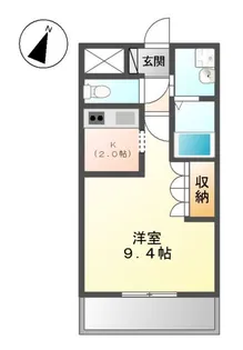 アシューレ【1階】の間取り