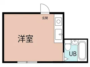 サンライズ【2階】の間取り