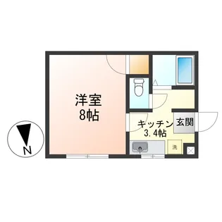 サカノビル【2階】の間取り